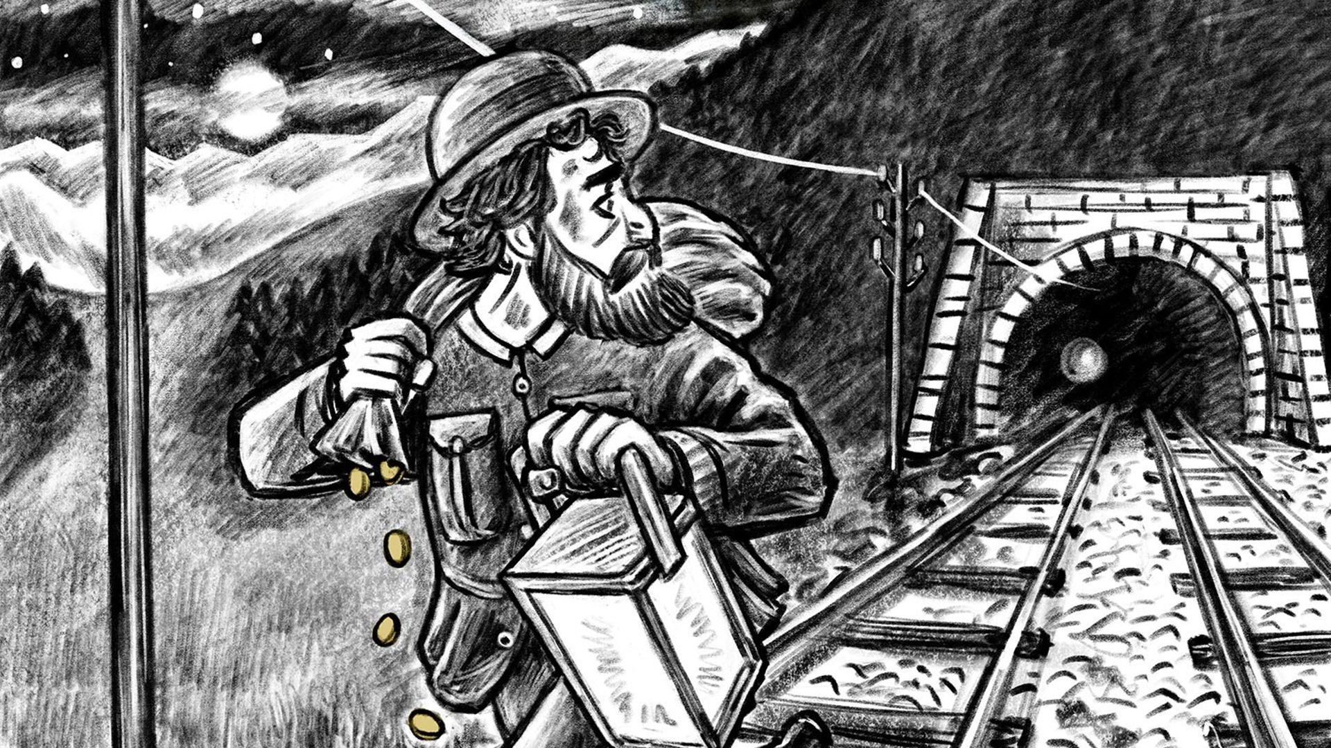 Schnitzeljagd und Rätselspass Treno Mistero: Davide Cipollata auf der Flucht