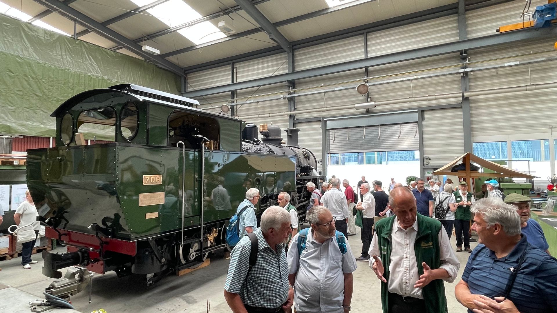 Dampflokwerkstätte Uzwil - Tage der offenen Tore 2023 - Foto 10.06.23, 14 02 06