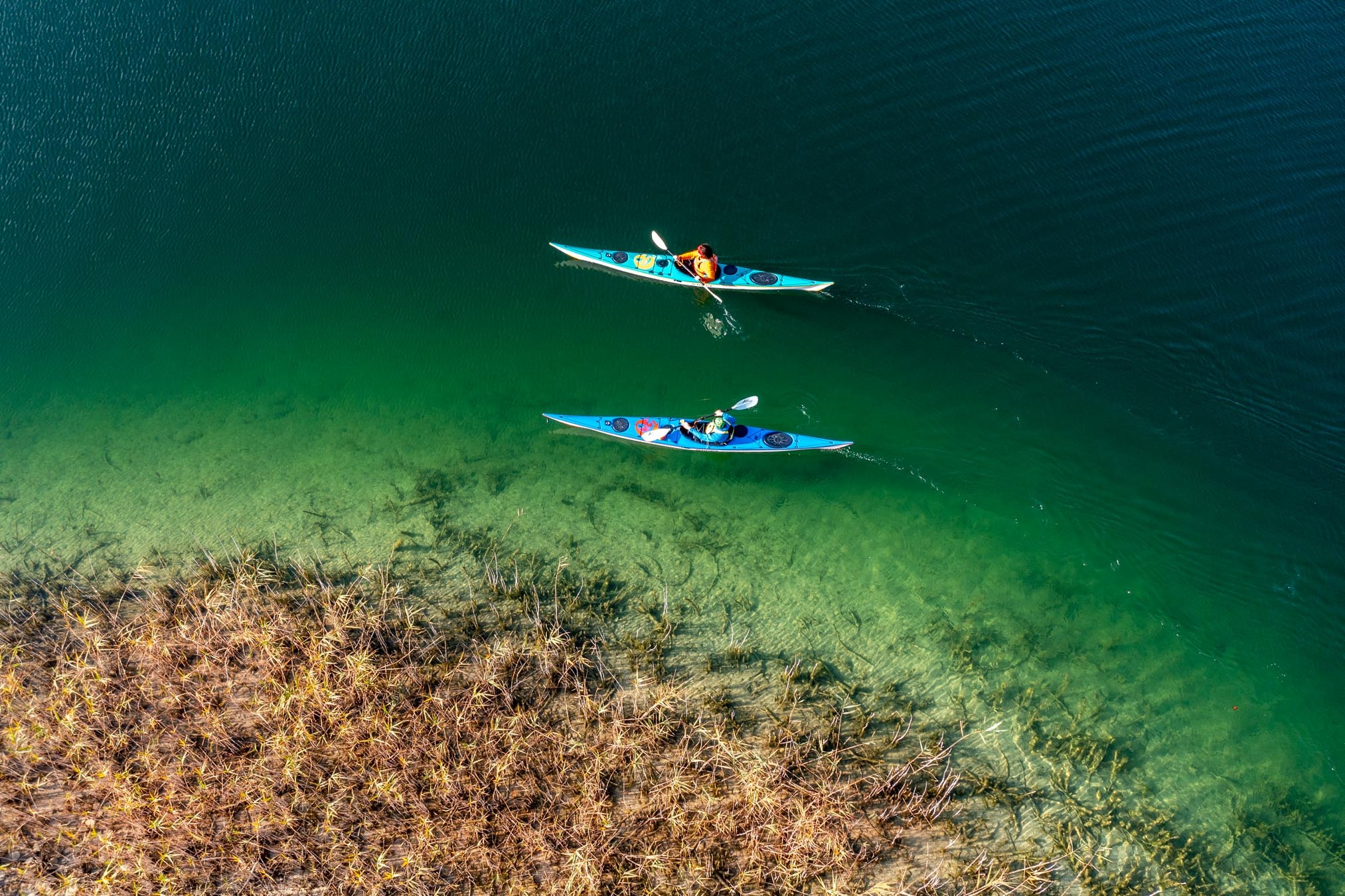 Seekajaken auf dem Ägerisee