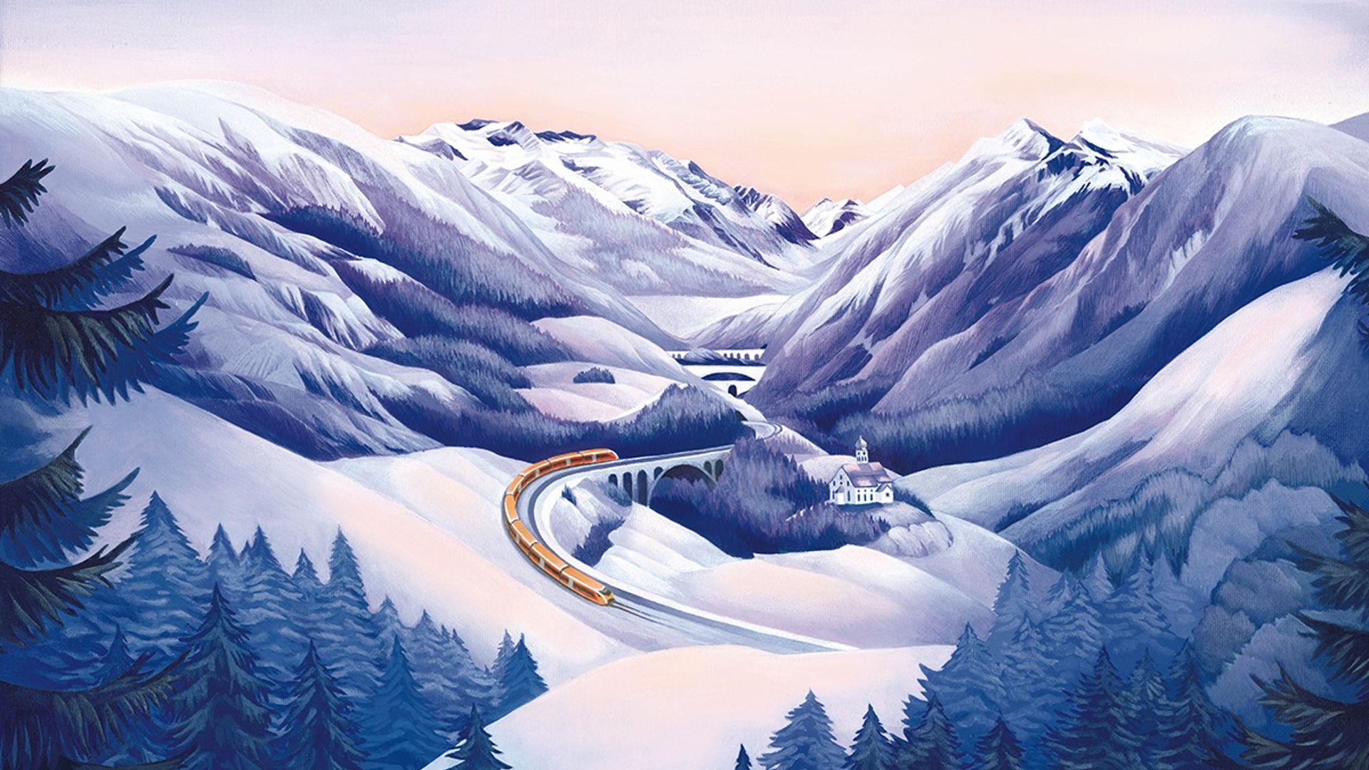 Treno Gottardo Wassen