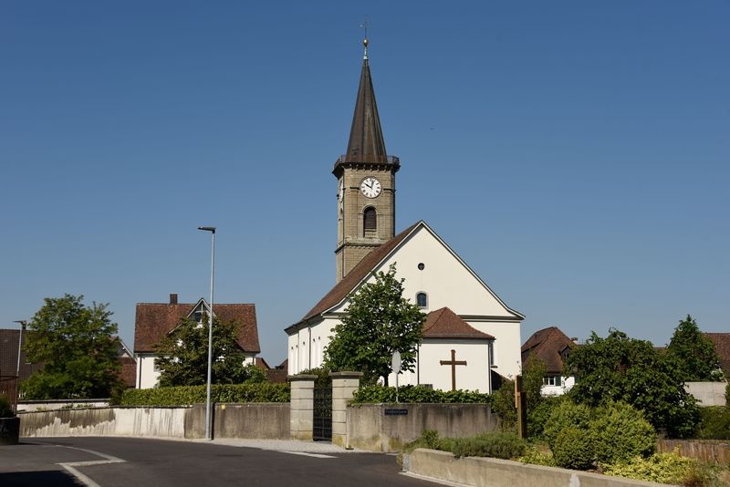 Evangelischer Kirchturm
