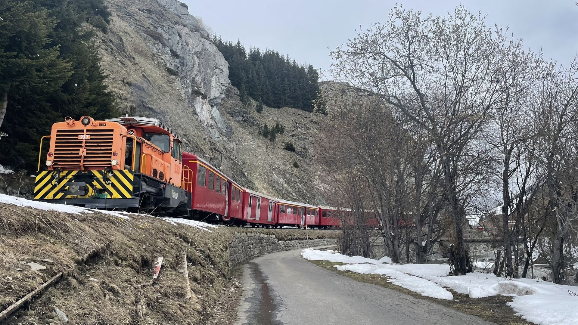 VFBO - Saurer Team Frühjahr 2024 Einsatz in Realp - 16 Probefahrt