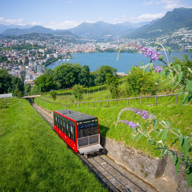 mys-Paradiso - San Salvatore | aller & retour - Ticket de funiculaire-Funicolare San Salvatore