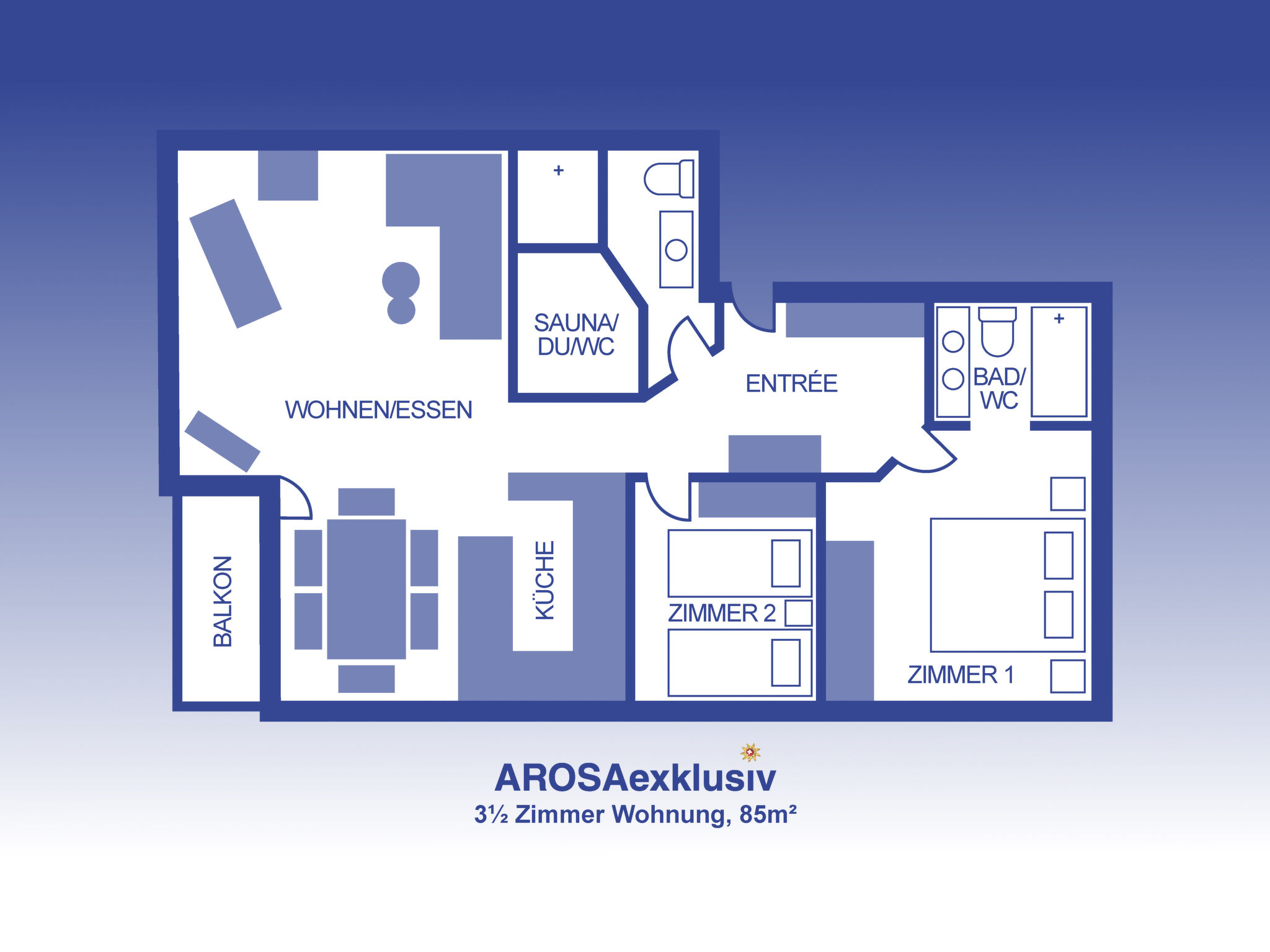 interhome-Höhwald Appartement/Fewo, Dusche oder Bad, WC, 4-Bettwohnung