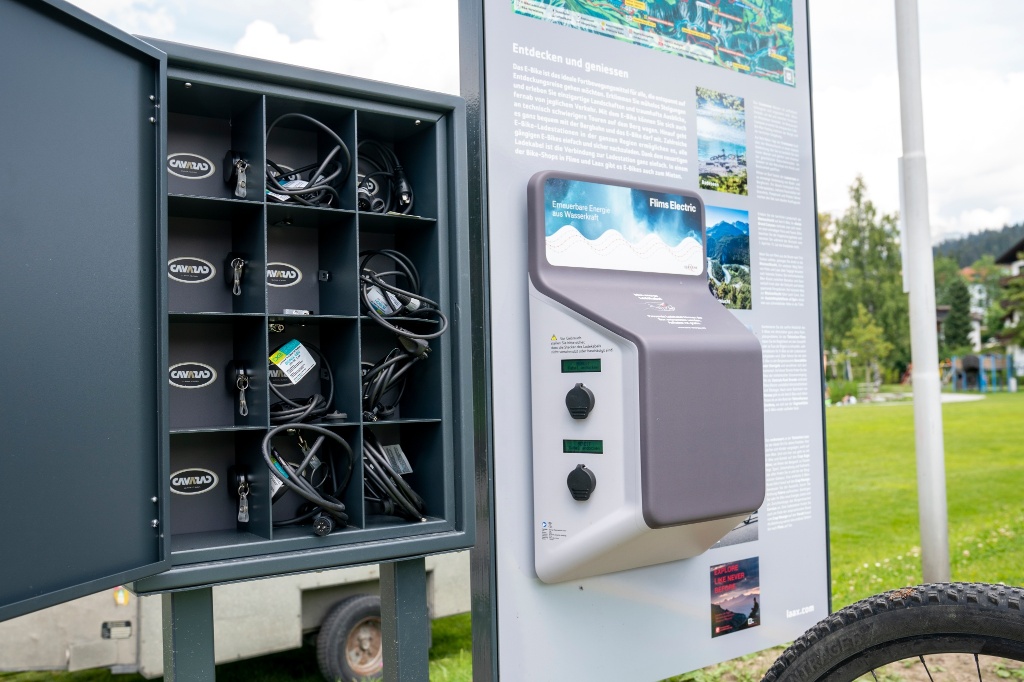 E-Bike Ladestationen Caumasee
