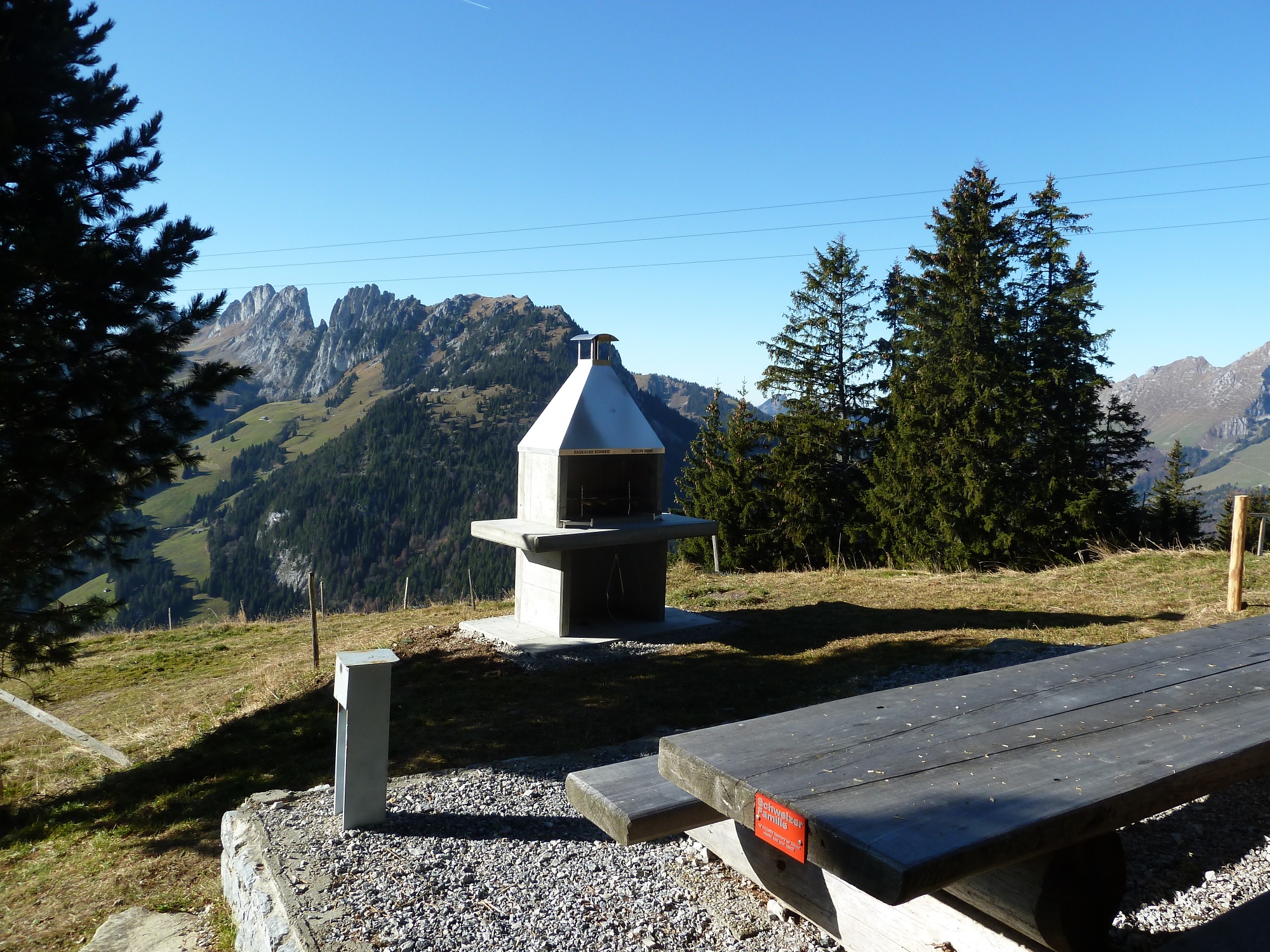 Grillstelle Gislibüel - Jaunpass