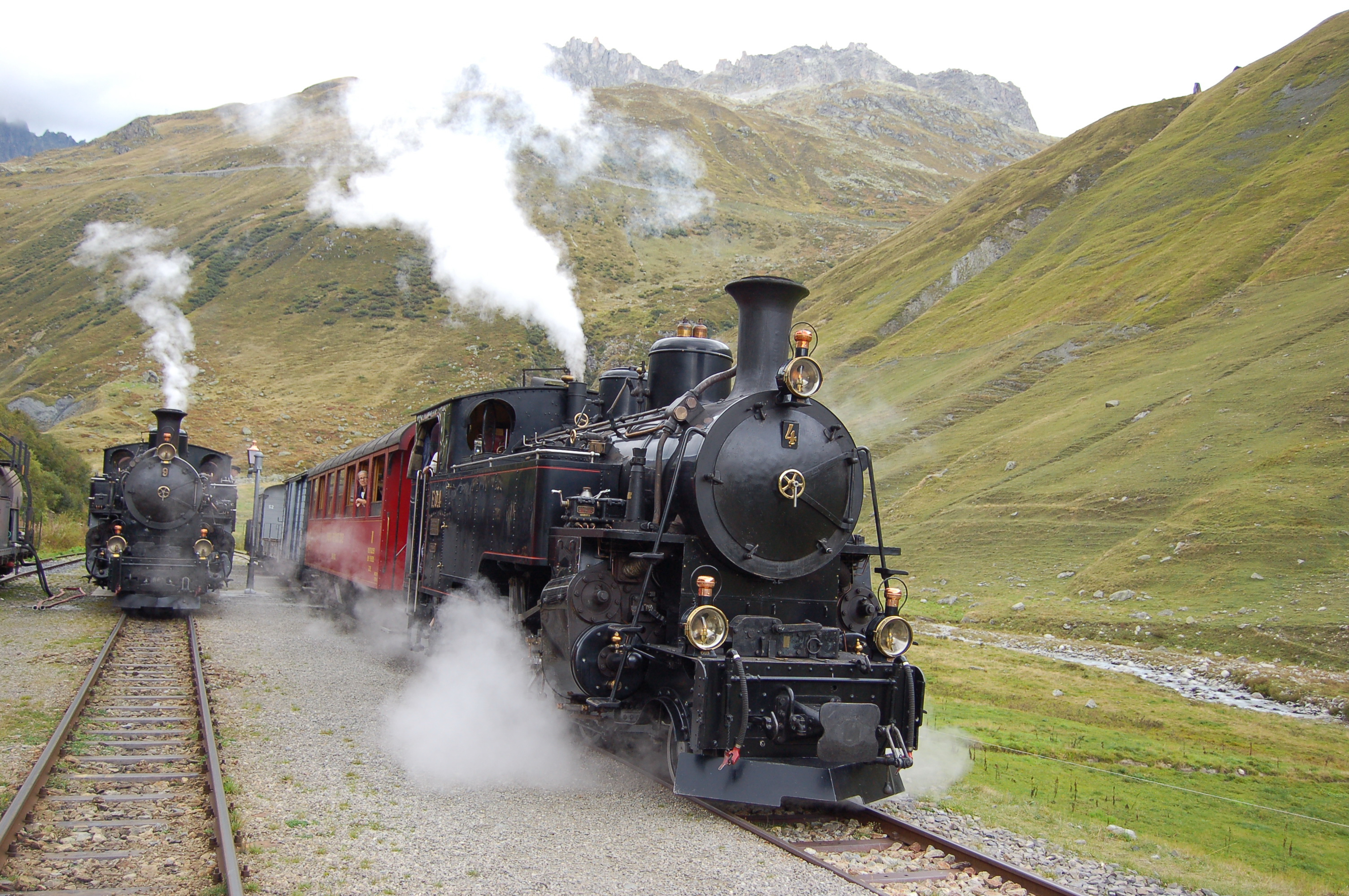 Furka Dampfbahn Lok 4