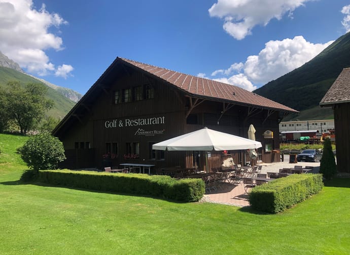 mys-Clubhaus Golfclub Andermatt Realp-Restaurant Golfclub Andermatt Realp