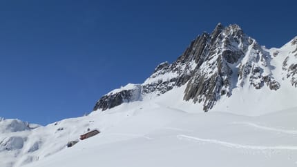 Salbithütte im Winter