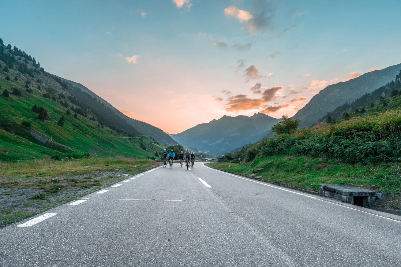 Rennradfahren Lukmanierpass