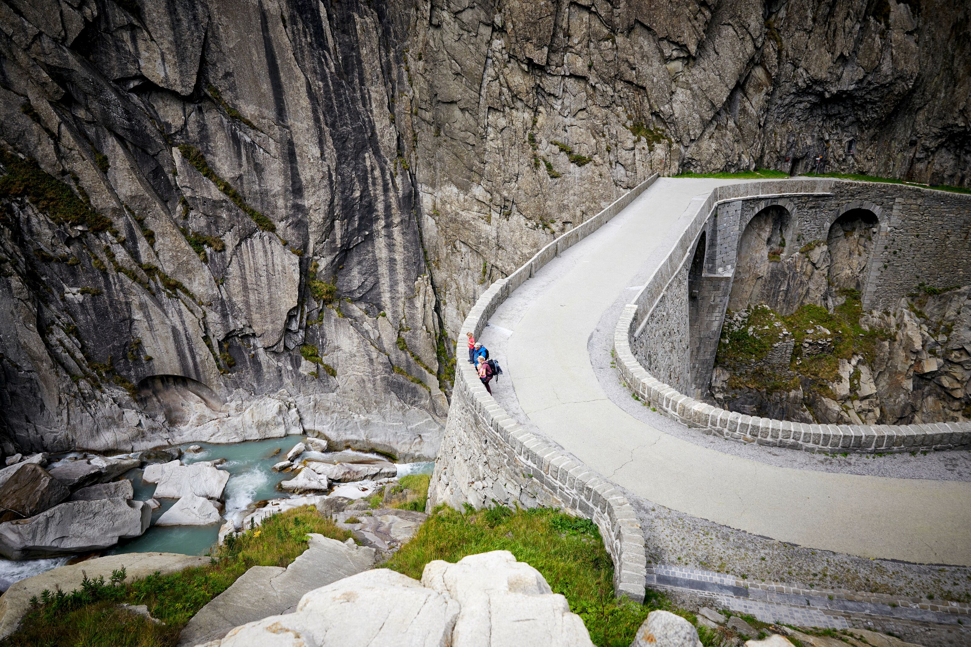 Teufelsbrücke, Schöllenen, Andermatt