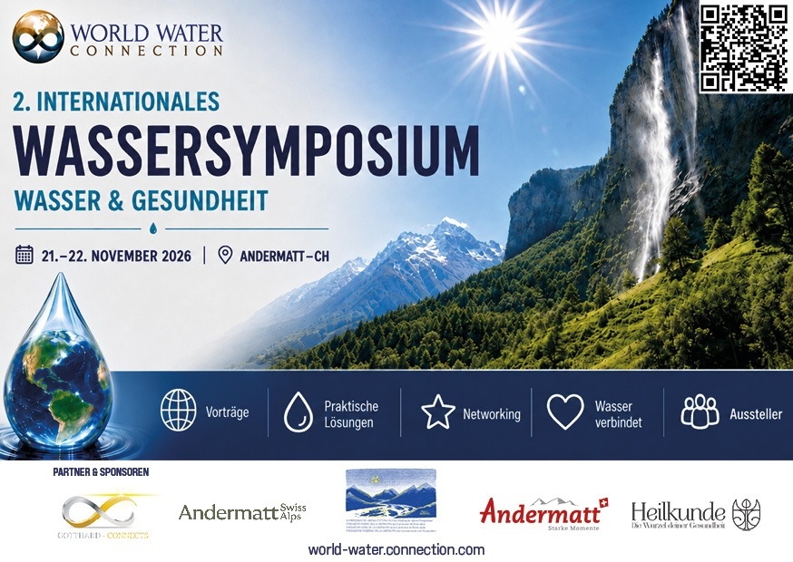 Internationales Wassersymposium "Wasser & Gesundheit"