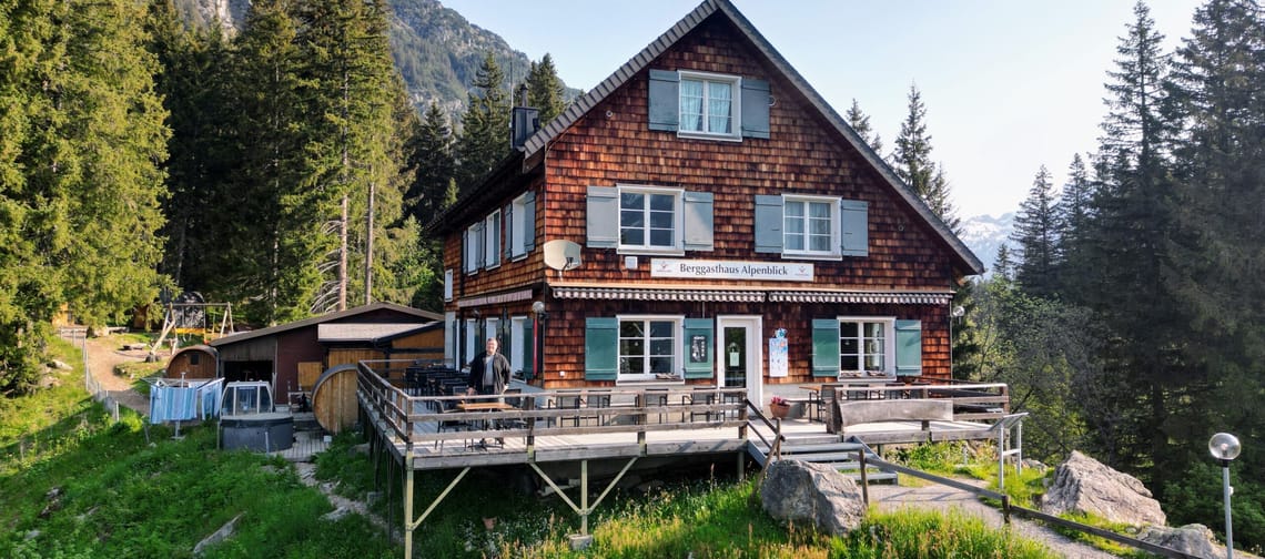 Berggasthaus Alpenblick von aussen