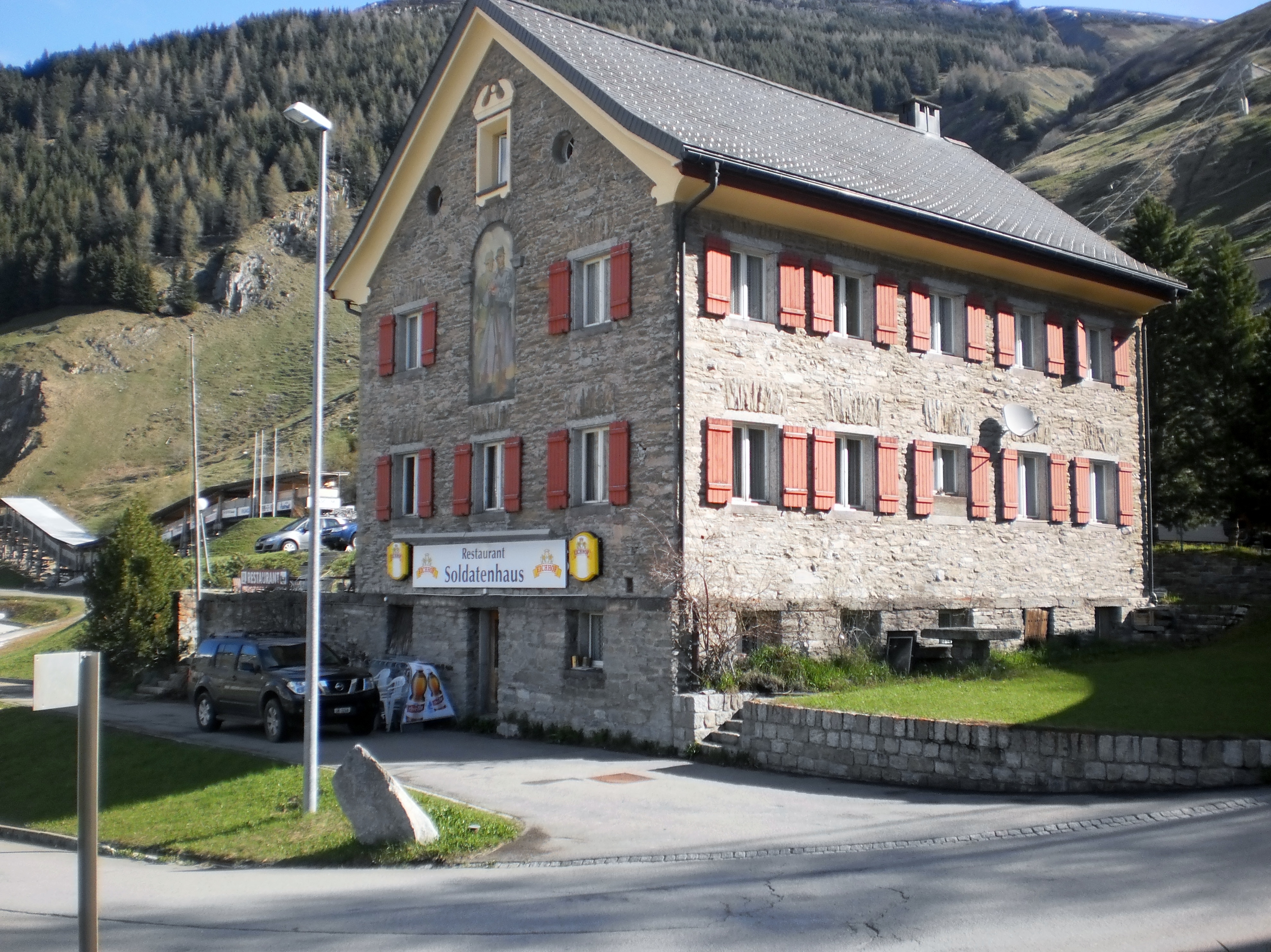 Aussenansicht Touristenlager Soldatenhaus