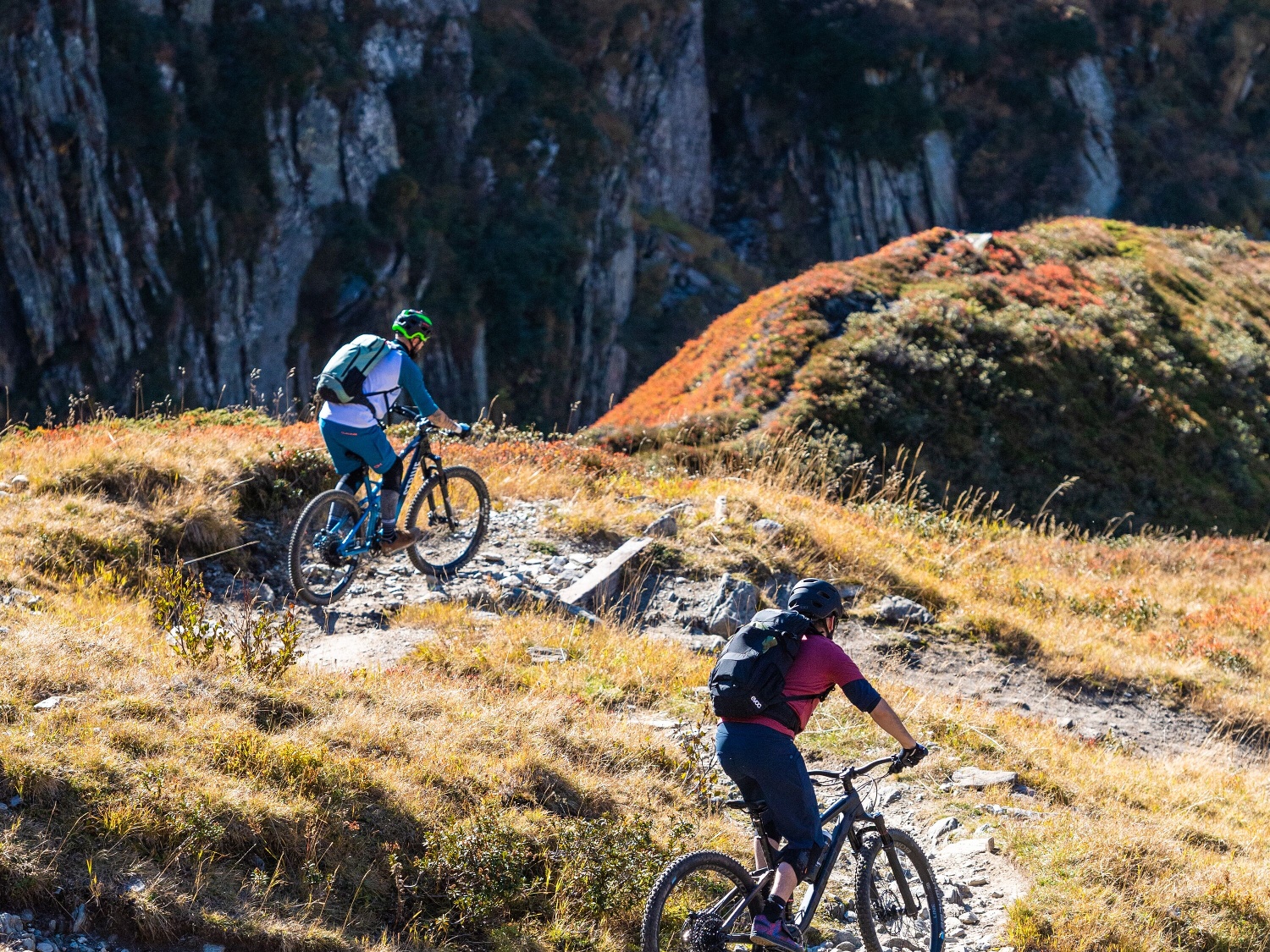 Escursione in bicicletta al Passo Maighels