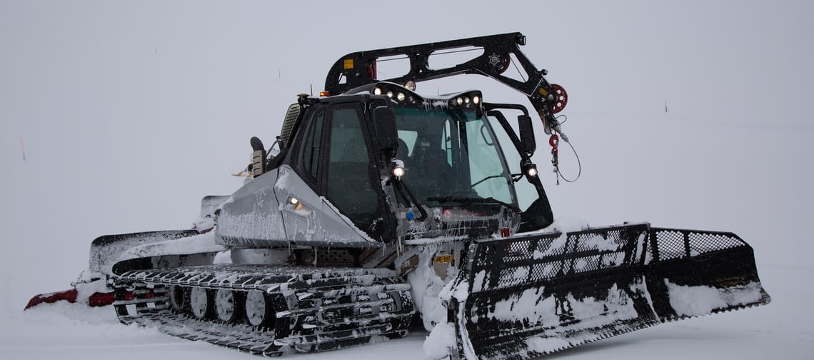 Power im Schnee