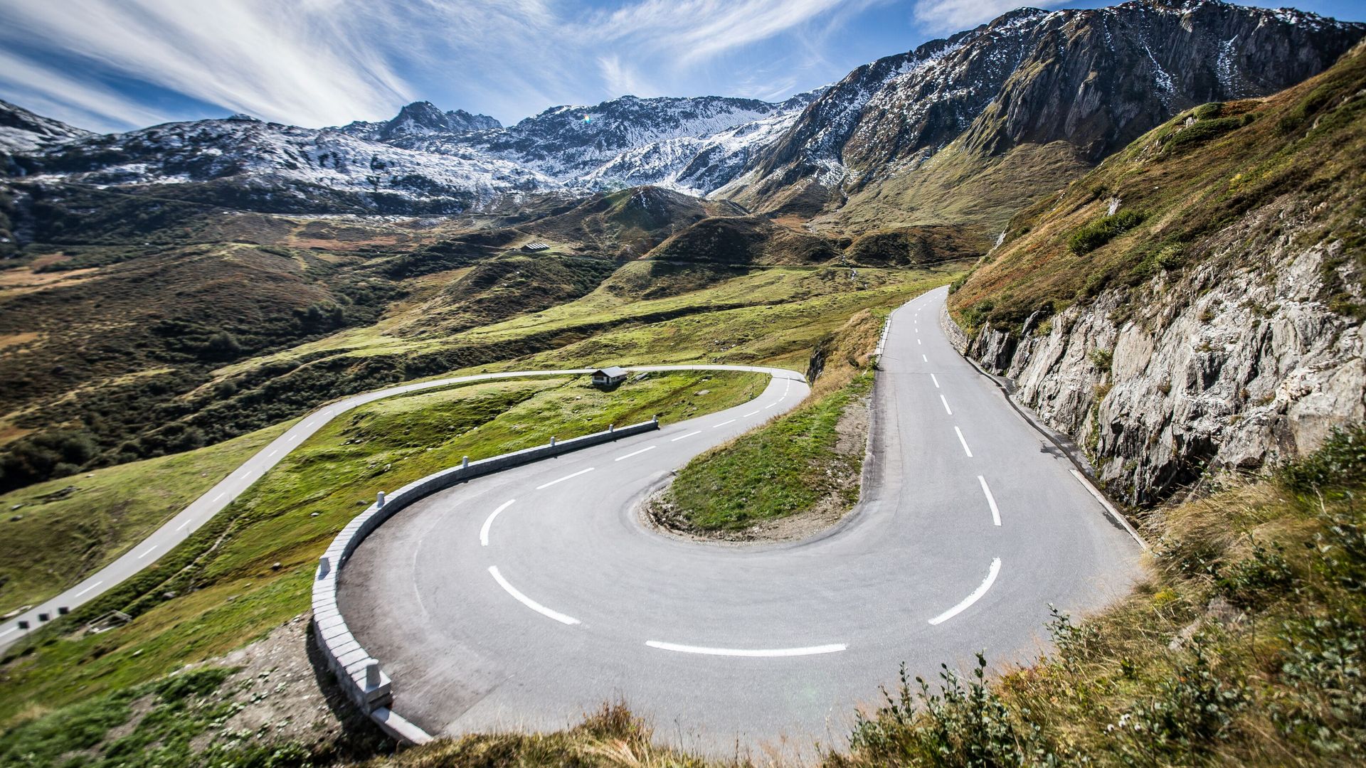 Oberalp Pass Grisons side Fascination Alpine passes. Oberalp - Gotthard - Furka - Susten - Grimsel - Nufenen - Lukmanier - Klausen