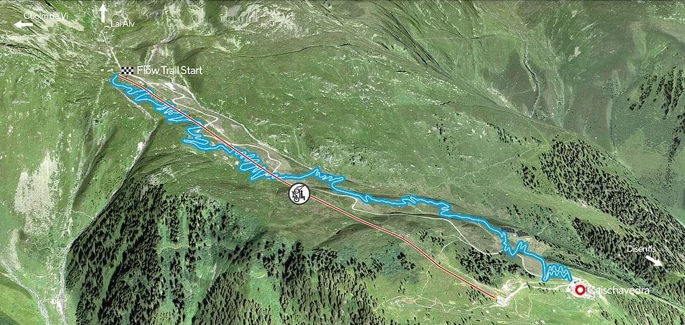 FlowTrail Disentis_line