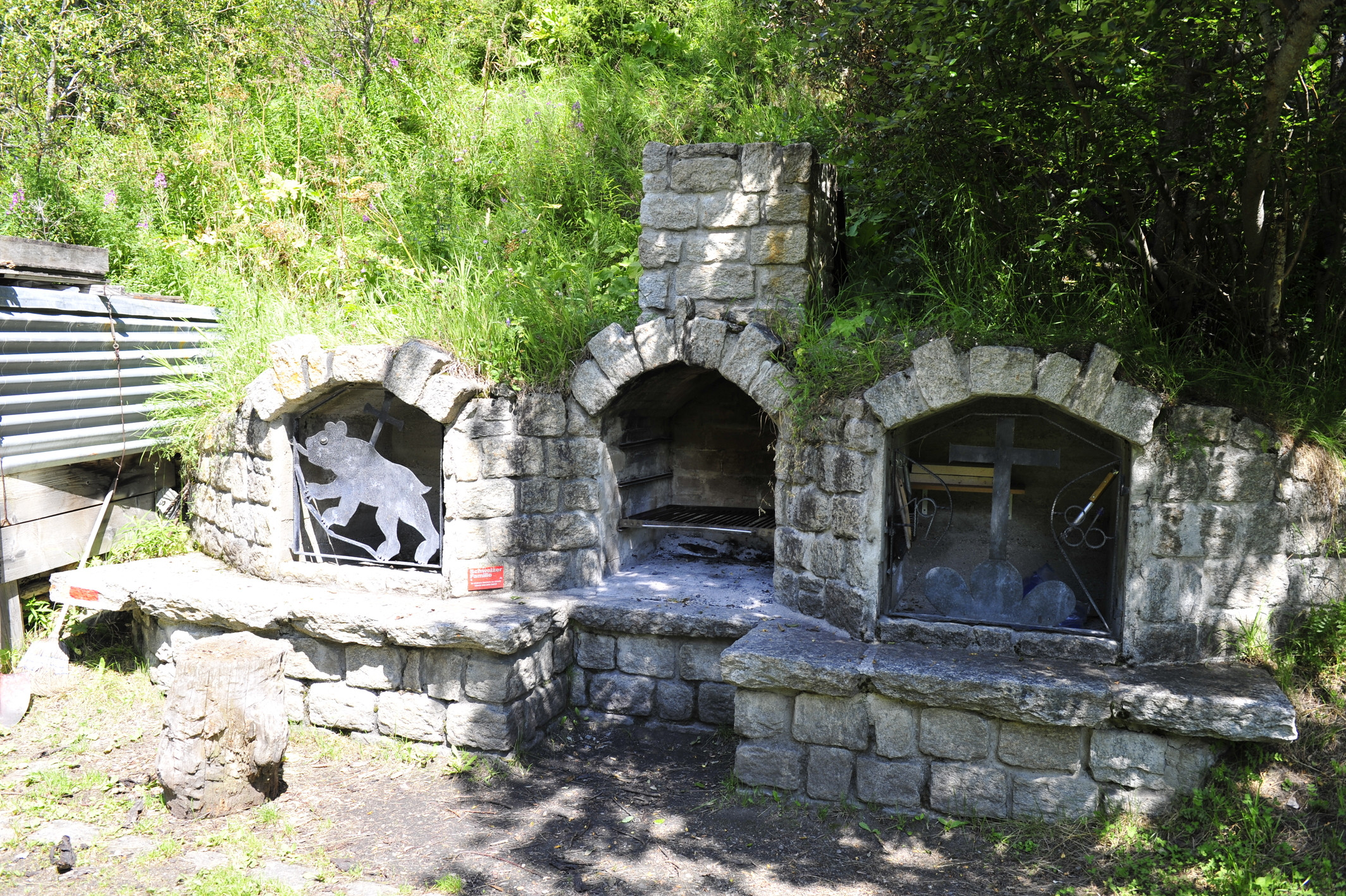 Feuerstelle Furkareuss