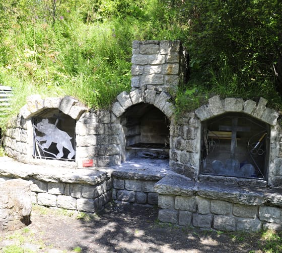 Feuerstelle Furkareuss