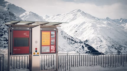 Bahnhof Nätschen im Winter