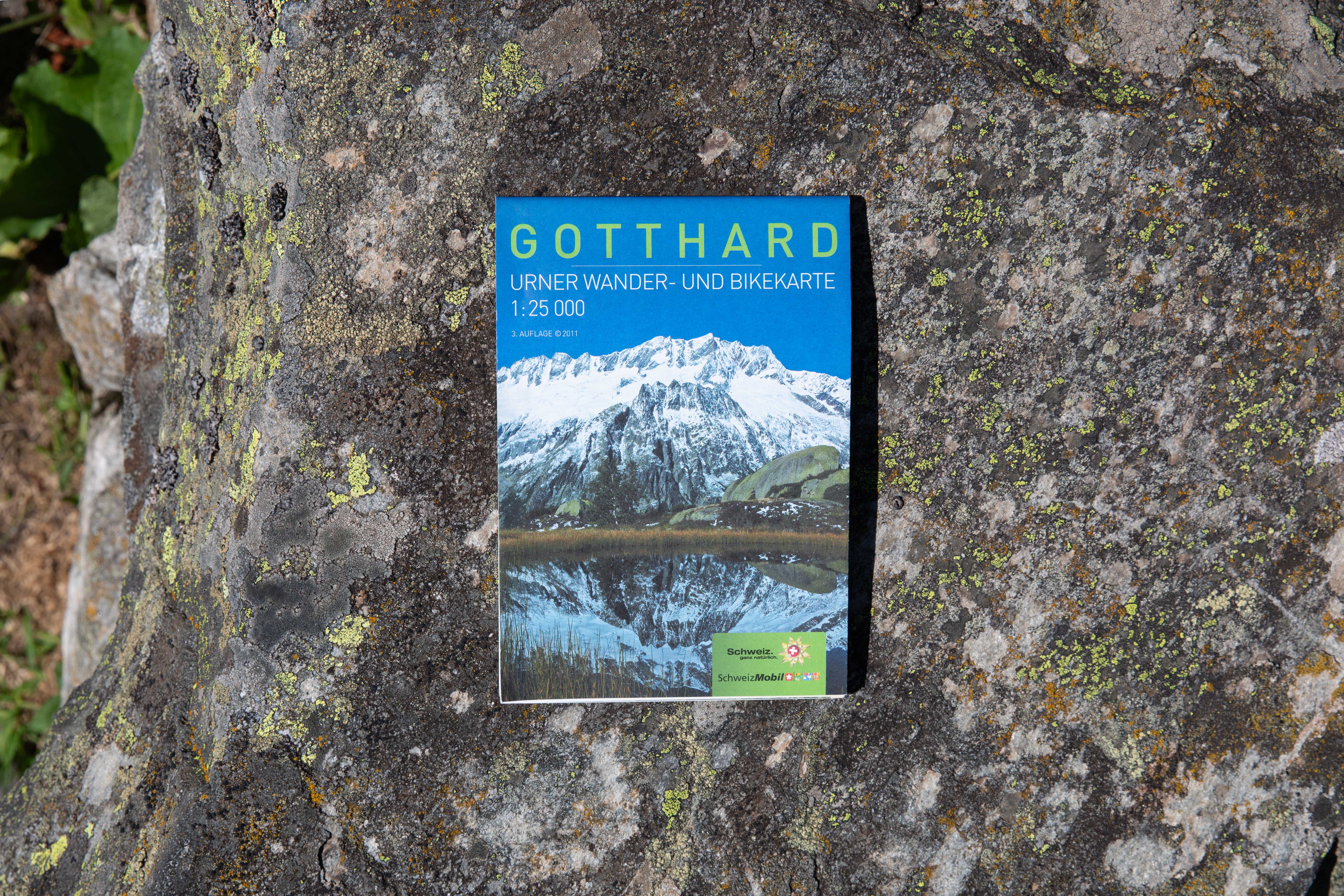 Urner Wander- und Bikekarte Gotthard