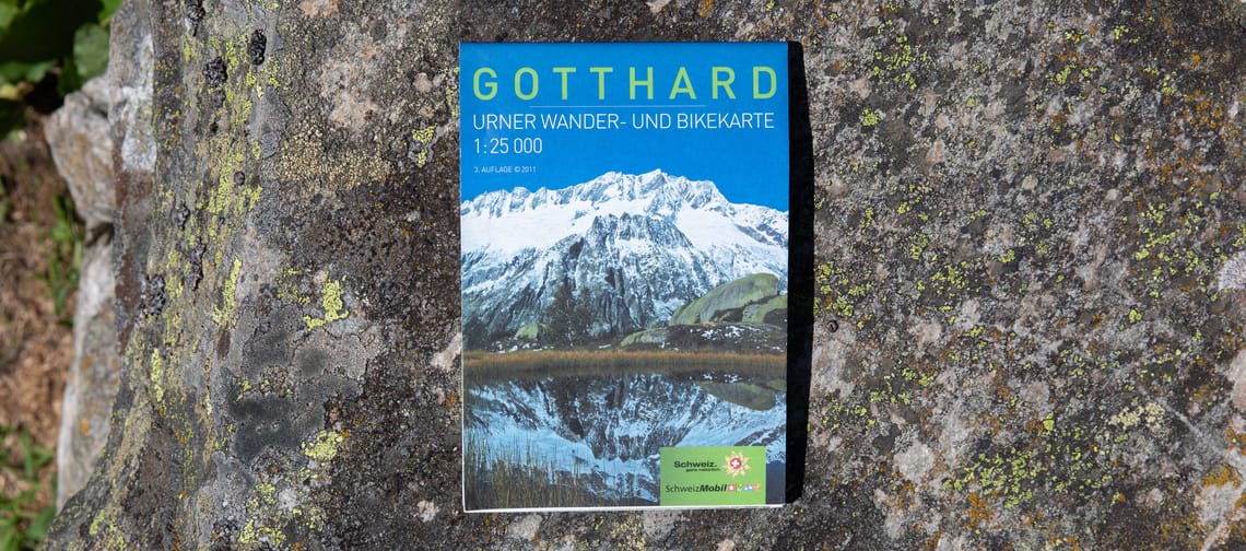 Urner Wander- und Bikekarte Gotthard