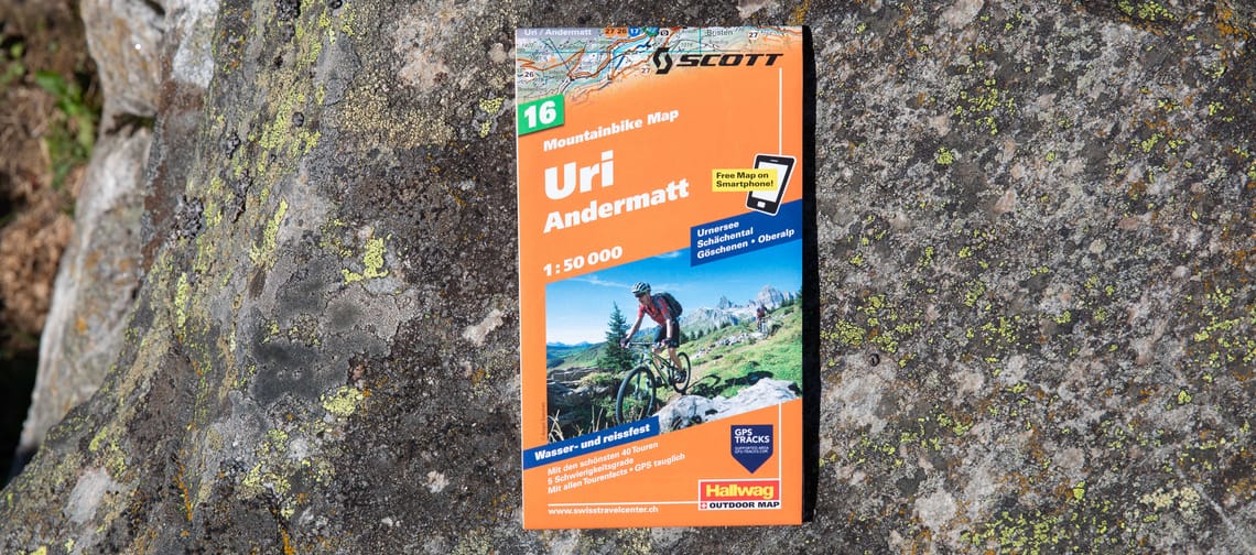 Mountainbike-Karte Andermatt