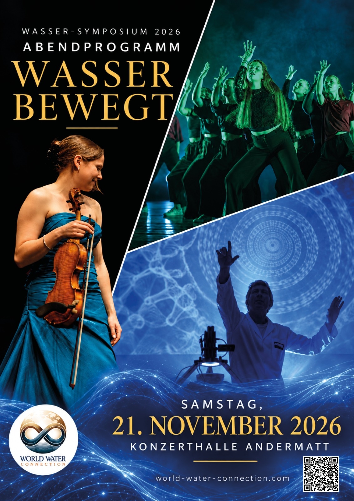 Abendshow "Wasser Bewegt" als Teil vom Wassersymposium