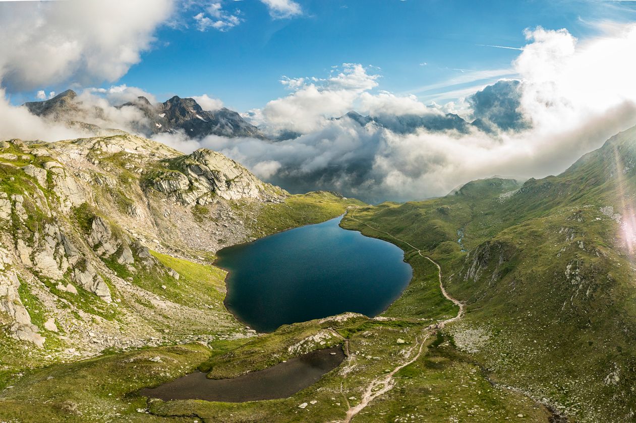 Vélo au col de l'Oberalp