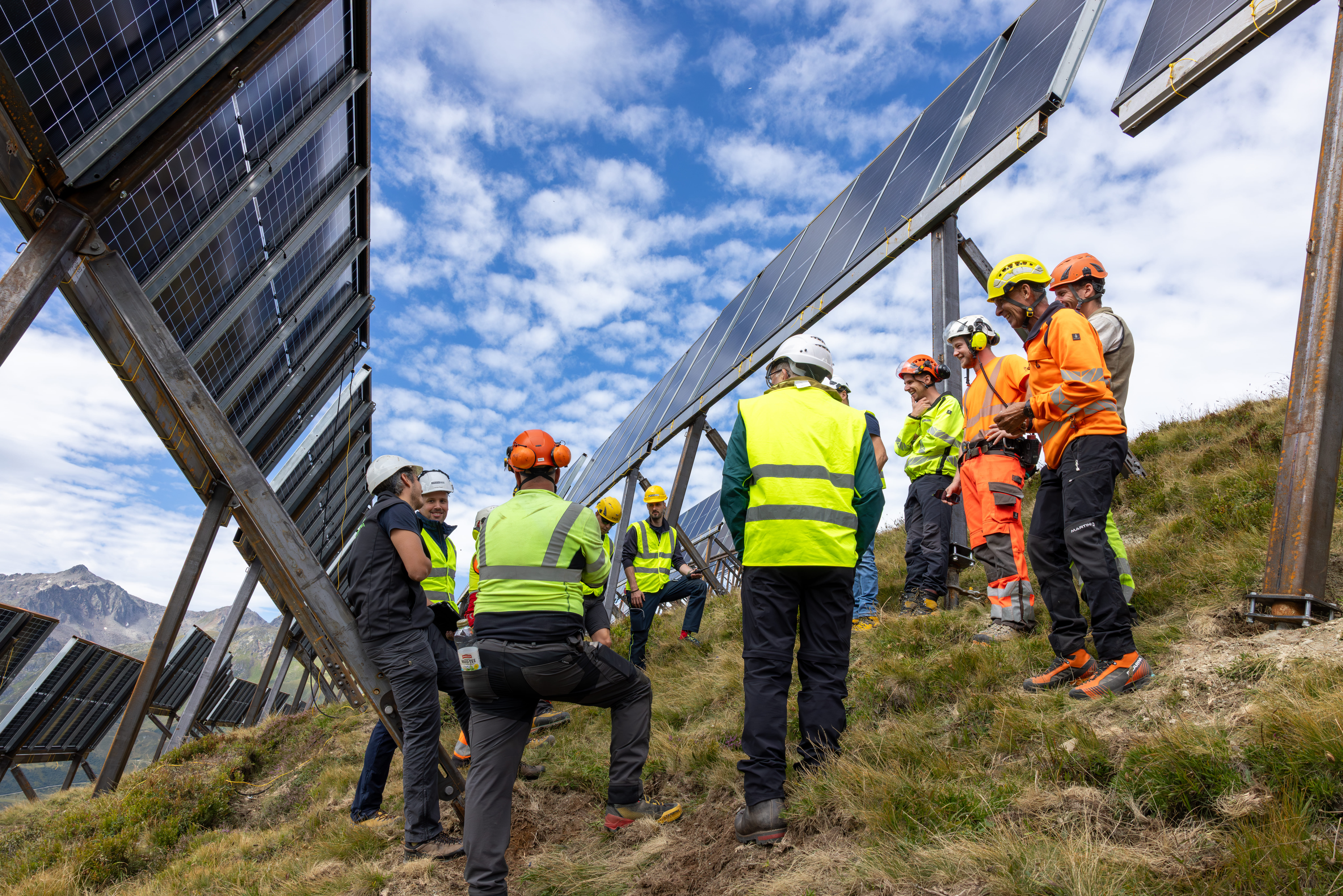 Führung PV-Anlage in Sedrun