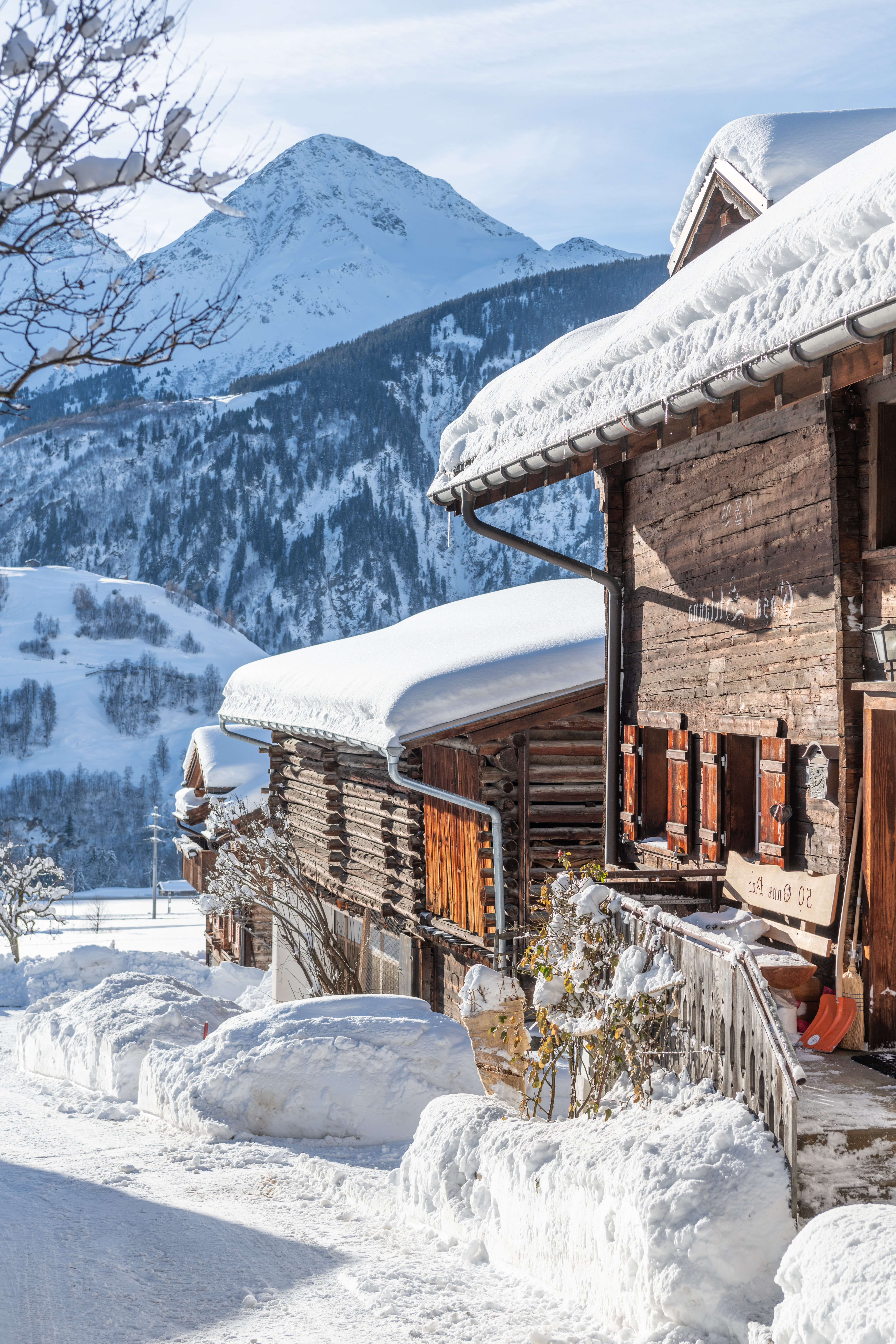 Winter in Disentis Sedrun