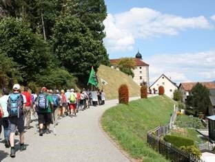 4th pilgrimage of the Ursern valley community from Andermatt to Disentis Abbey