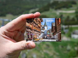 mys-Magnete-Souvenir Magnet Andermatt Dorf