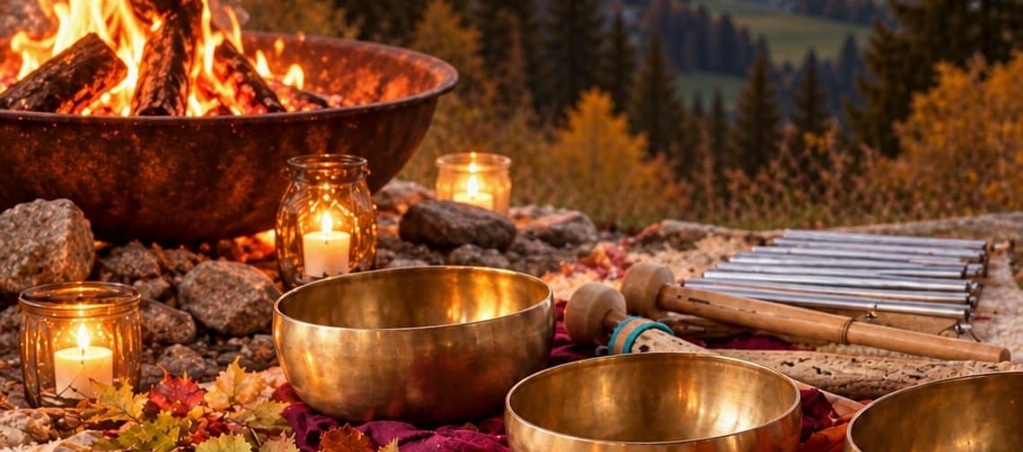 Serata musicale con cerimonia del fuoco e del cacao