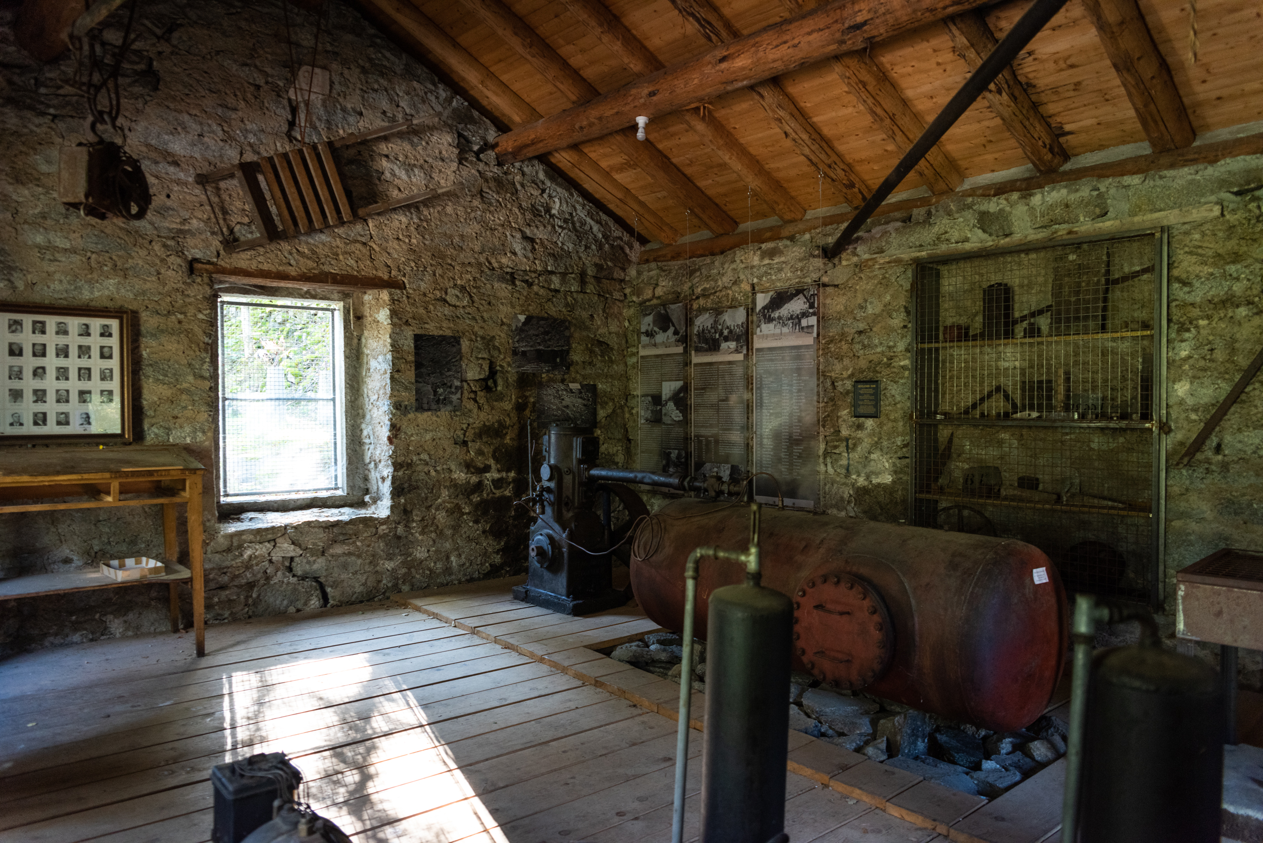 mys-Museo all'aperto della Cava Antonini-Steinbruch innen