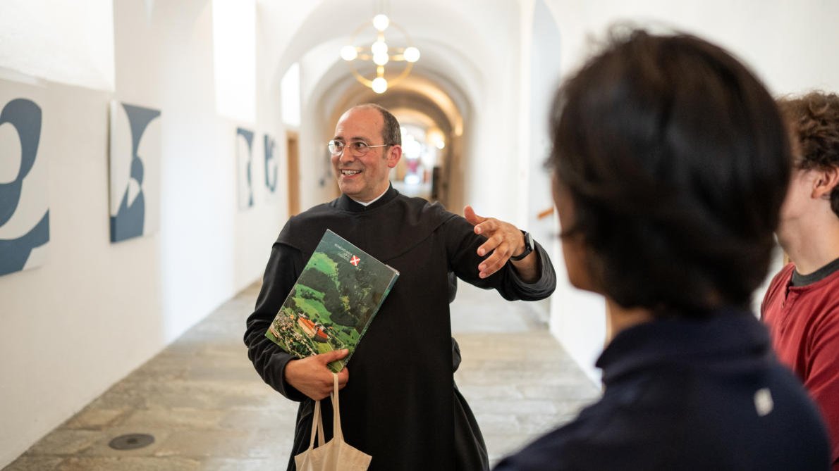 mys-Visite guidée du monastère bénédictin de Disentis-Klosterführung