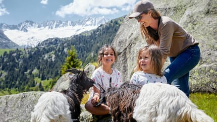 Familie mit Geissen