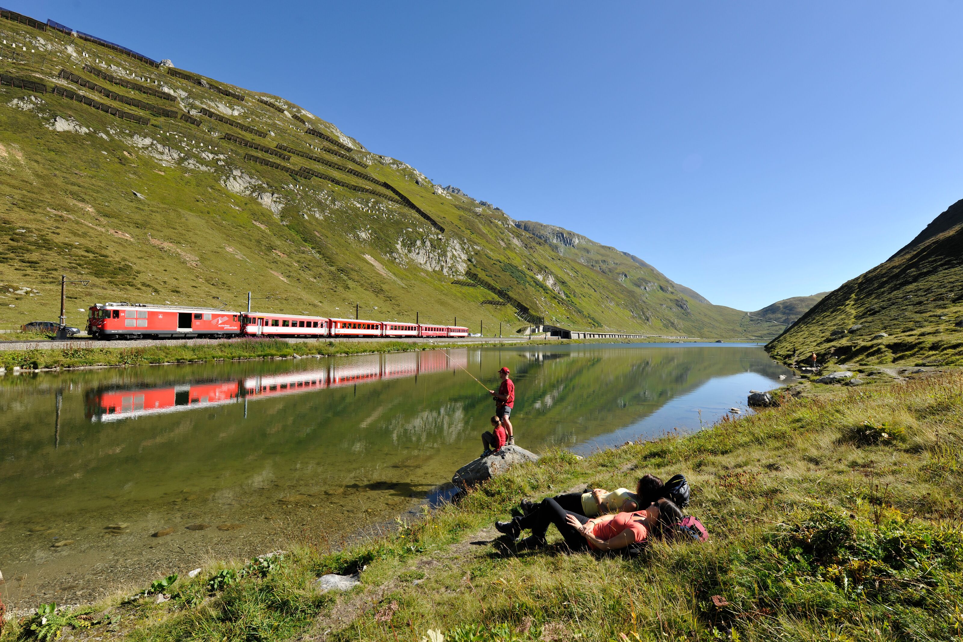Oberalpsee, Fischen