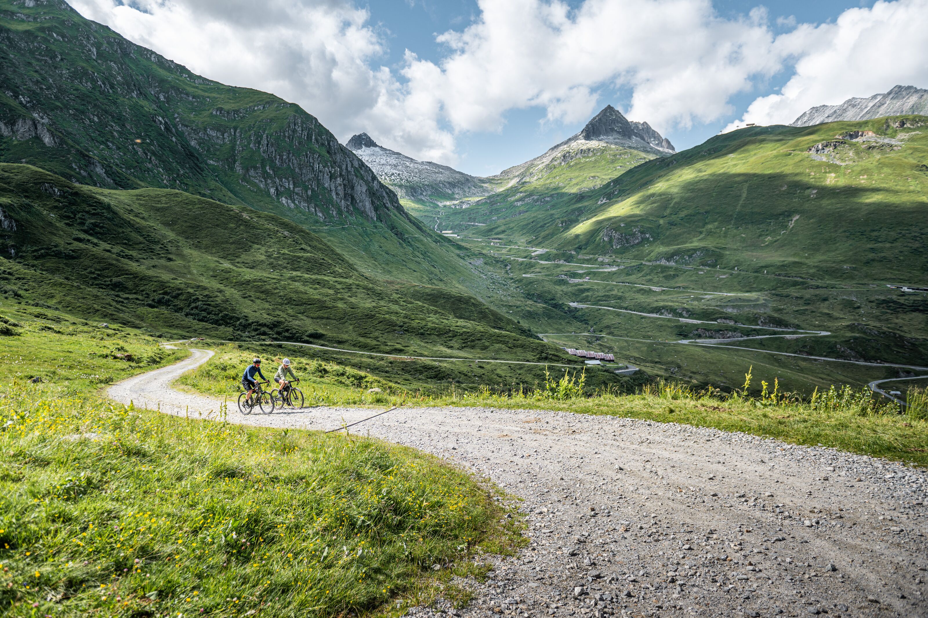 Gravel en direction de la Maighelshütte