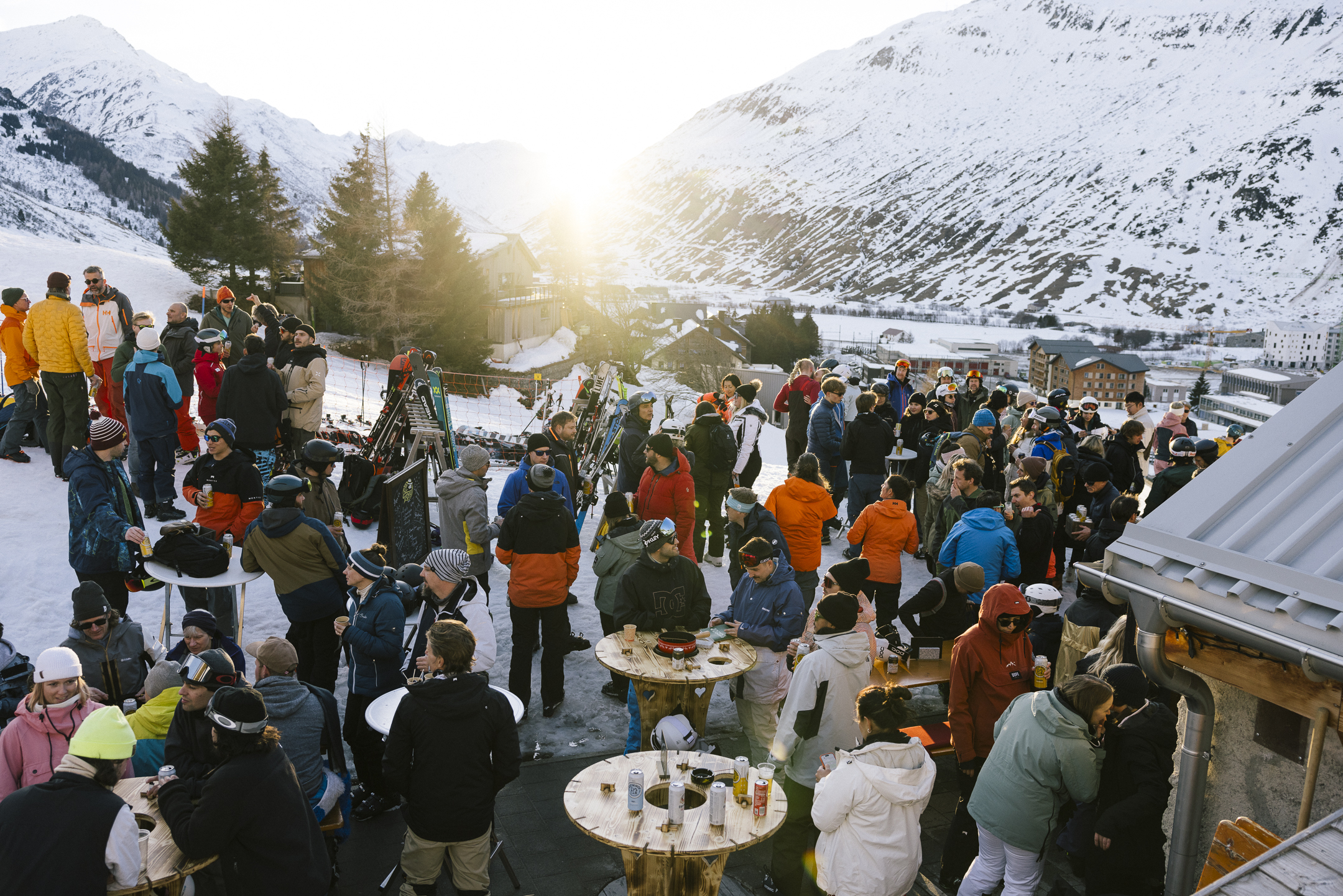 Aprés-Ski auf der Rüti Hütte