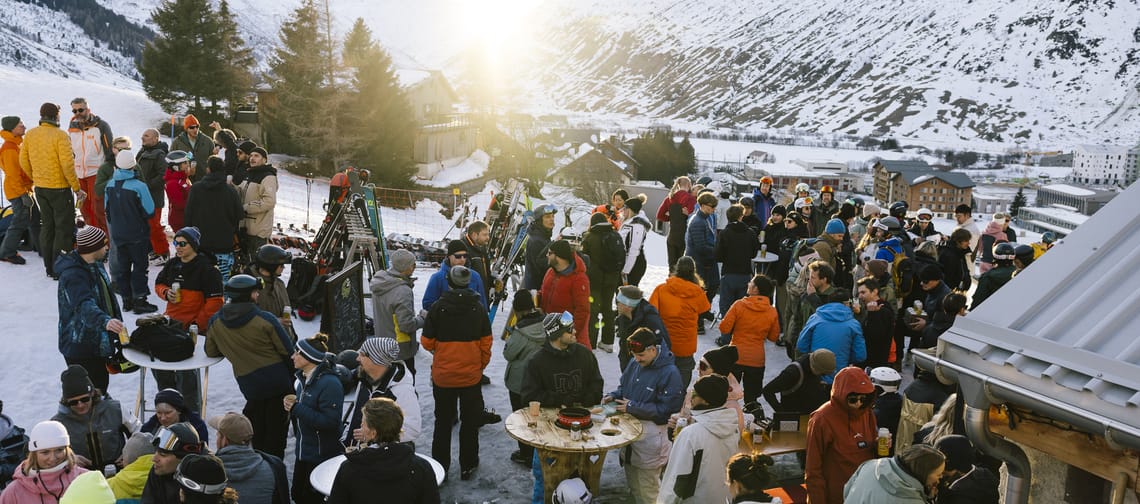 Aprés-Ski auf der Rüti Hütte