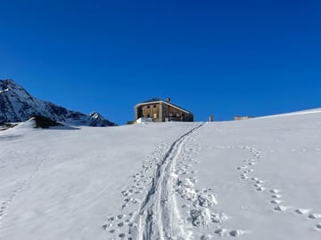 mys-Sewen Hut SAC-Sewenhütte im Winter Sewen Hut SAC