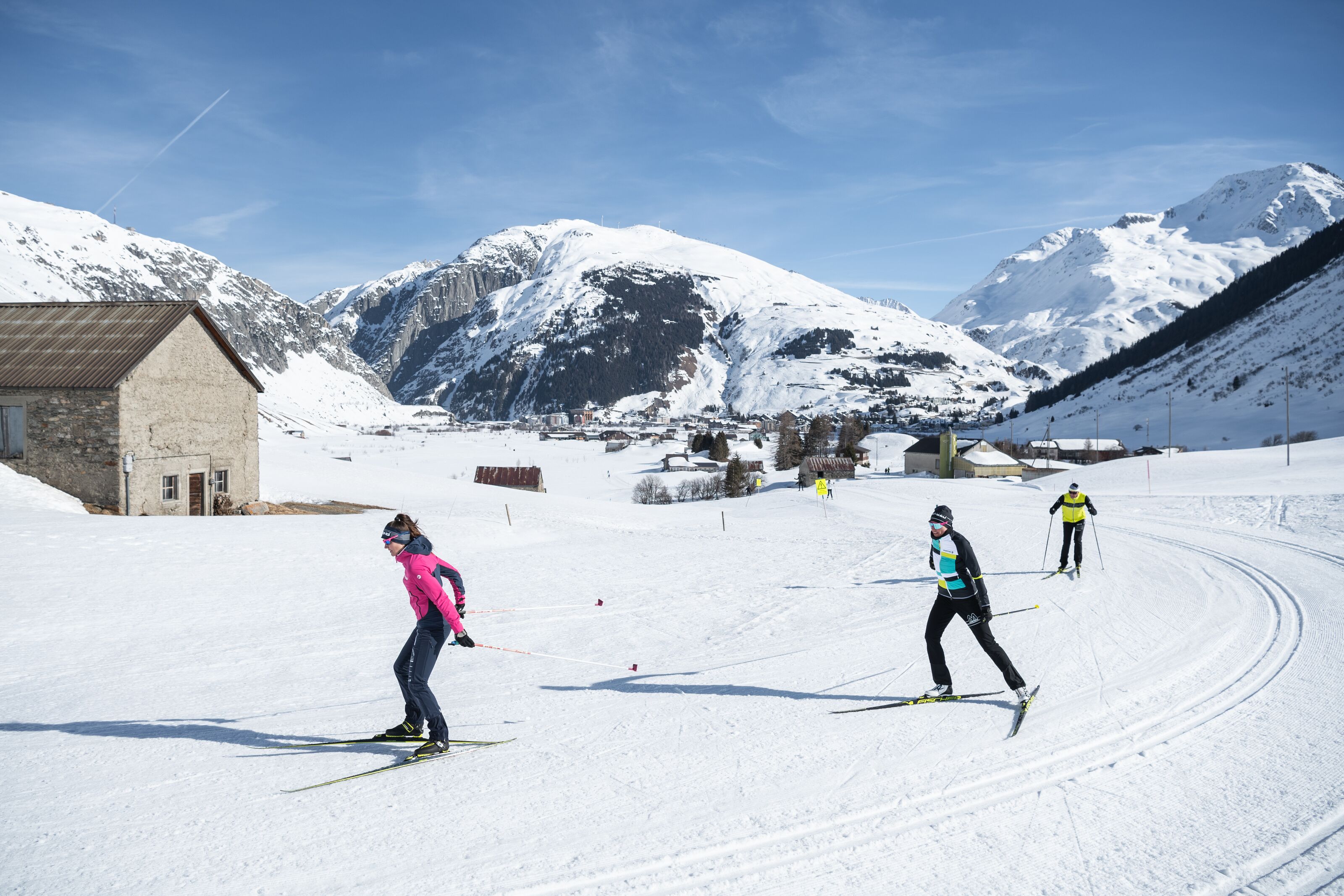 mys-Cross-country skiing weekly pass Ursern Valley-Langlaufen Andermatt