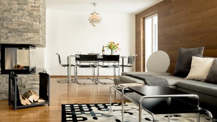 mys- Chalet Azzurro-Wohn- und Esszimmer