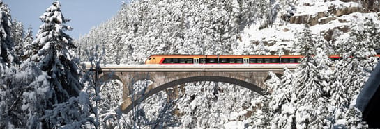 Treno Gottardo SOB Andermatt Swiss Alps Foto Valentin Luthiger