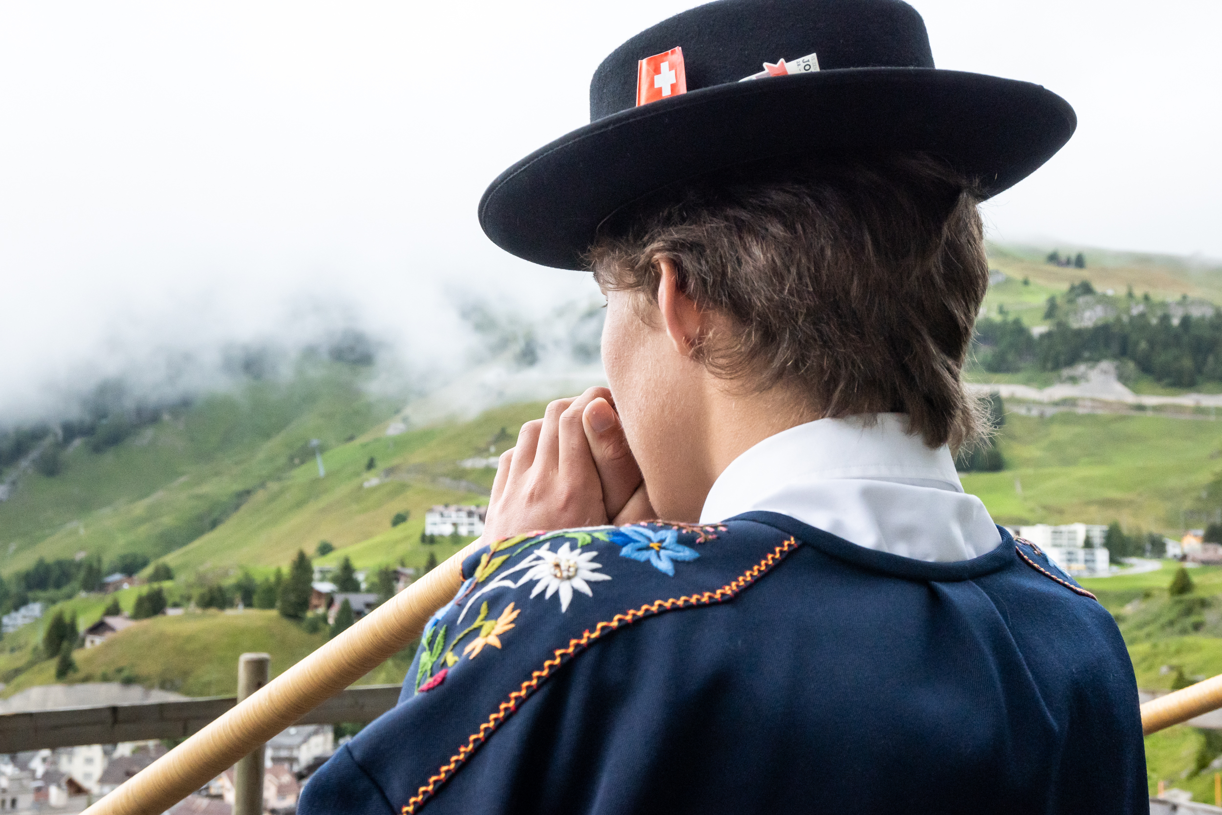 Alphornklänge in Andermatt