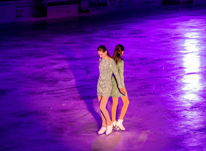 Spectacle sur glace et soirée disco sur glace