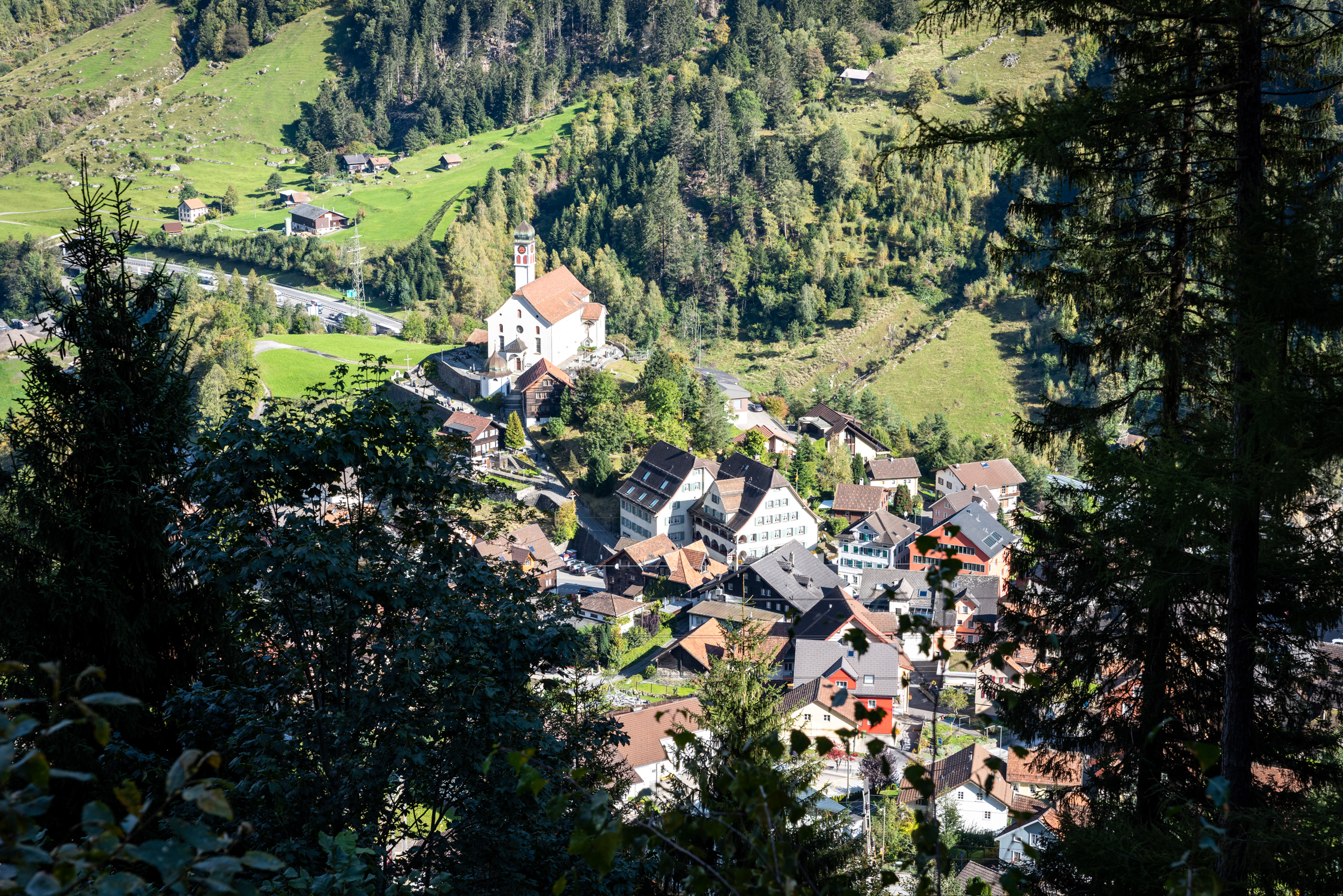 Dorf Wassen