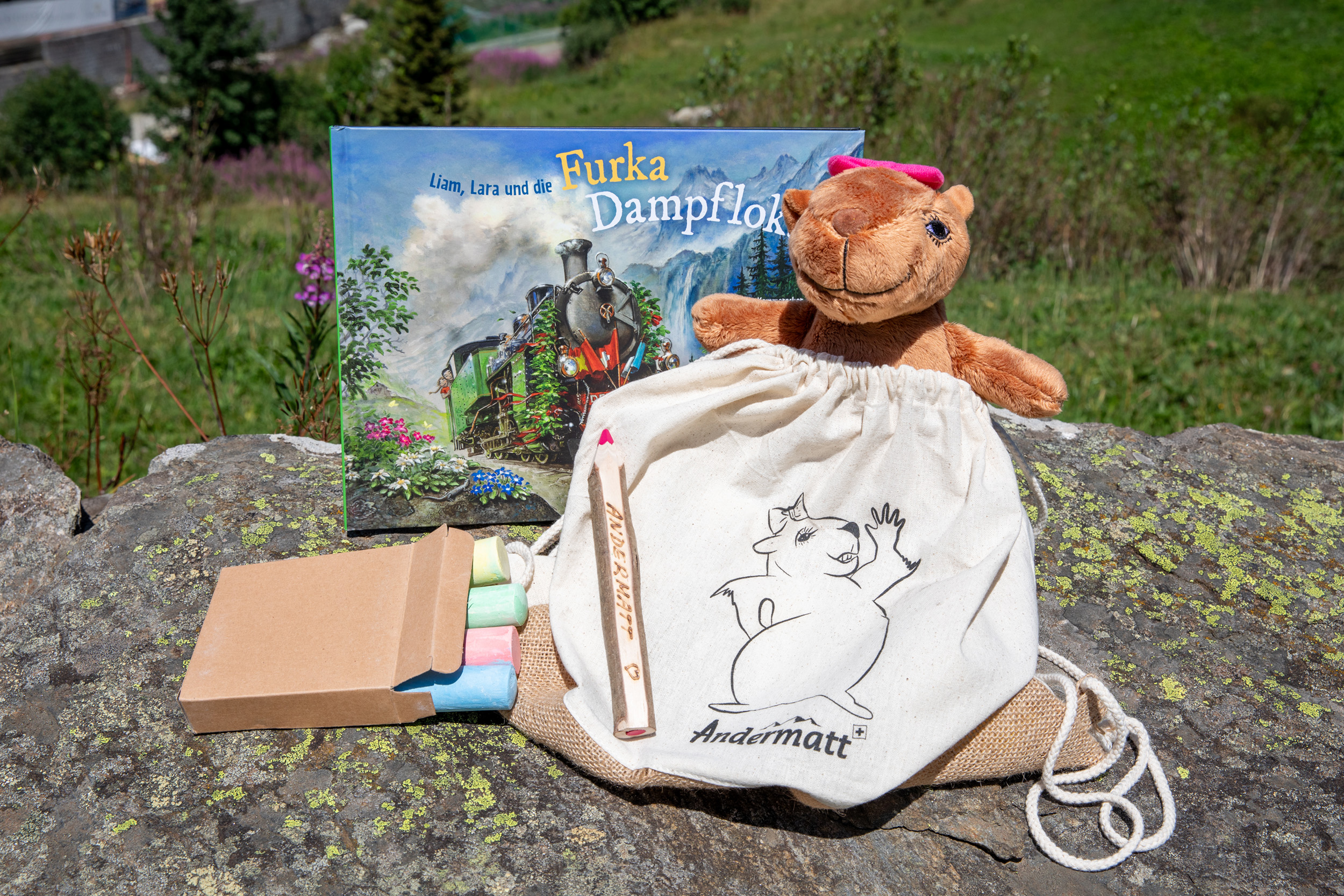 Kinder-Geschenkset mit Molly, Buch etc.